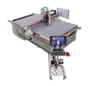 The UNICO TT has a solid frame and precise construction that allows processing of materials from easy to cut to very difficult, from basic non-asbestos and thin rubbers to tanged graphite and nylon-reinforced rubber for conveyors, with impressive edge quality and accuracy.