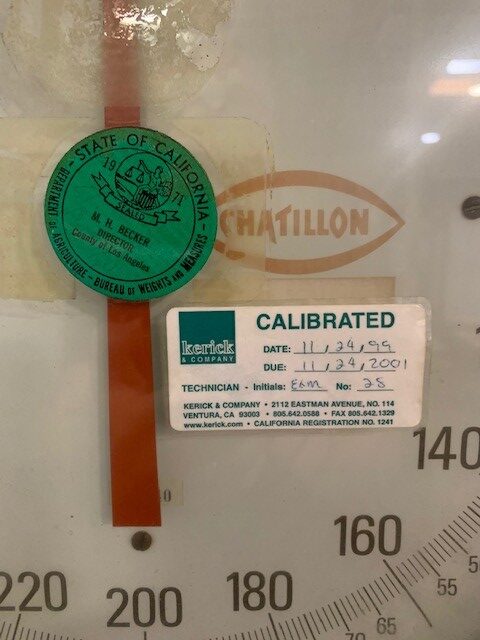 Antique Scale Machinery