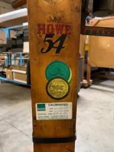 HOWE Antique Platform Scale